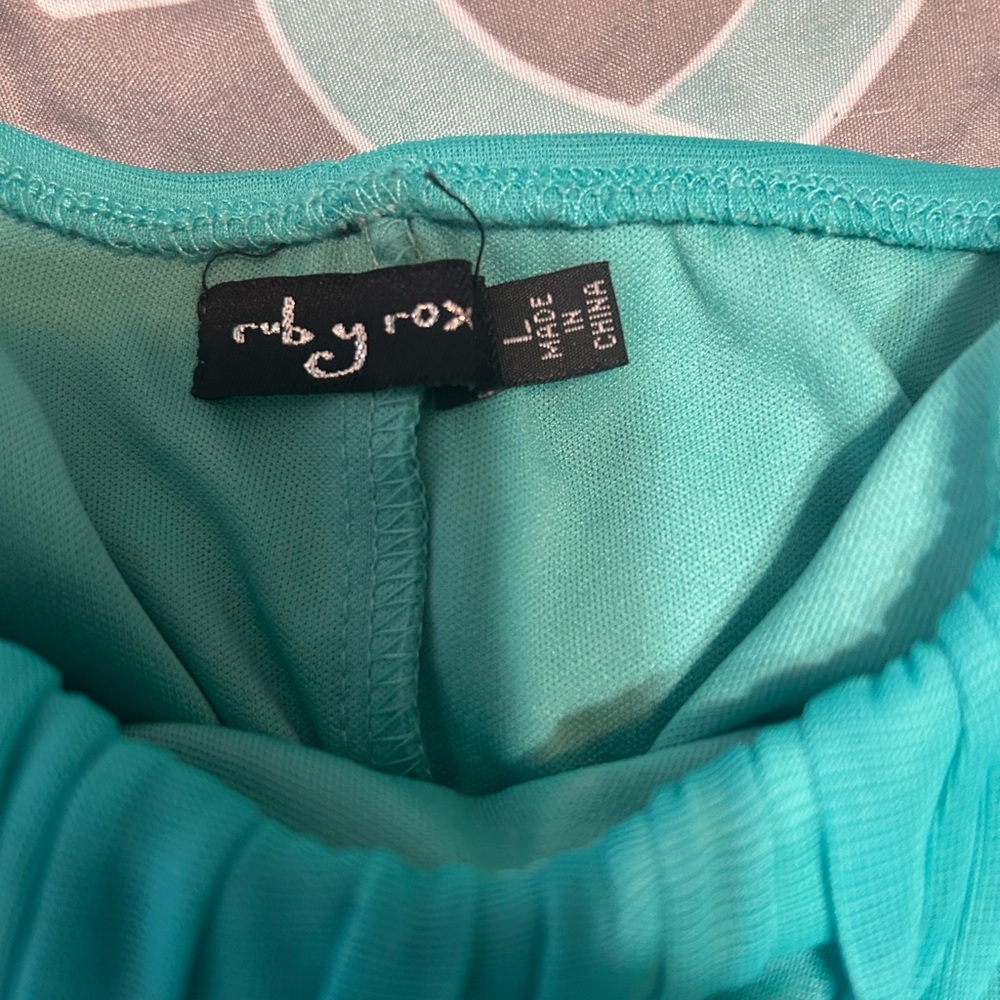 Ruby Rox Blue Strapless Dress - Picture 4 of 4